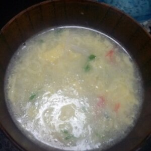 ふんわり玉子の中華風スープ